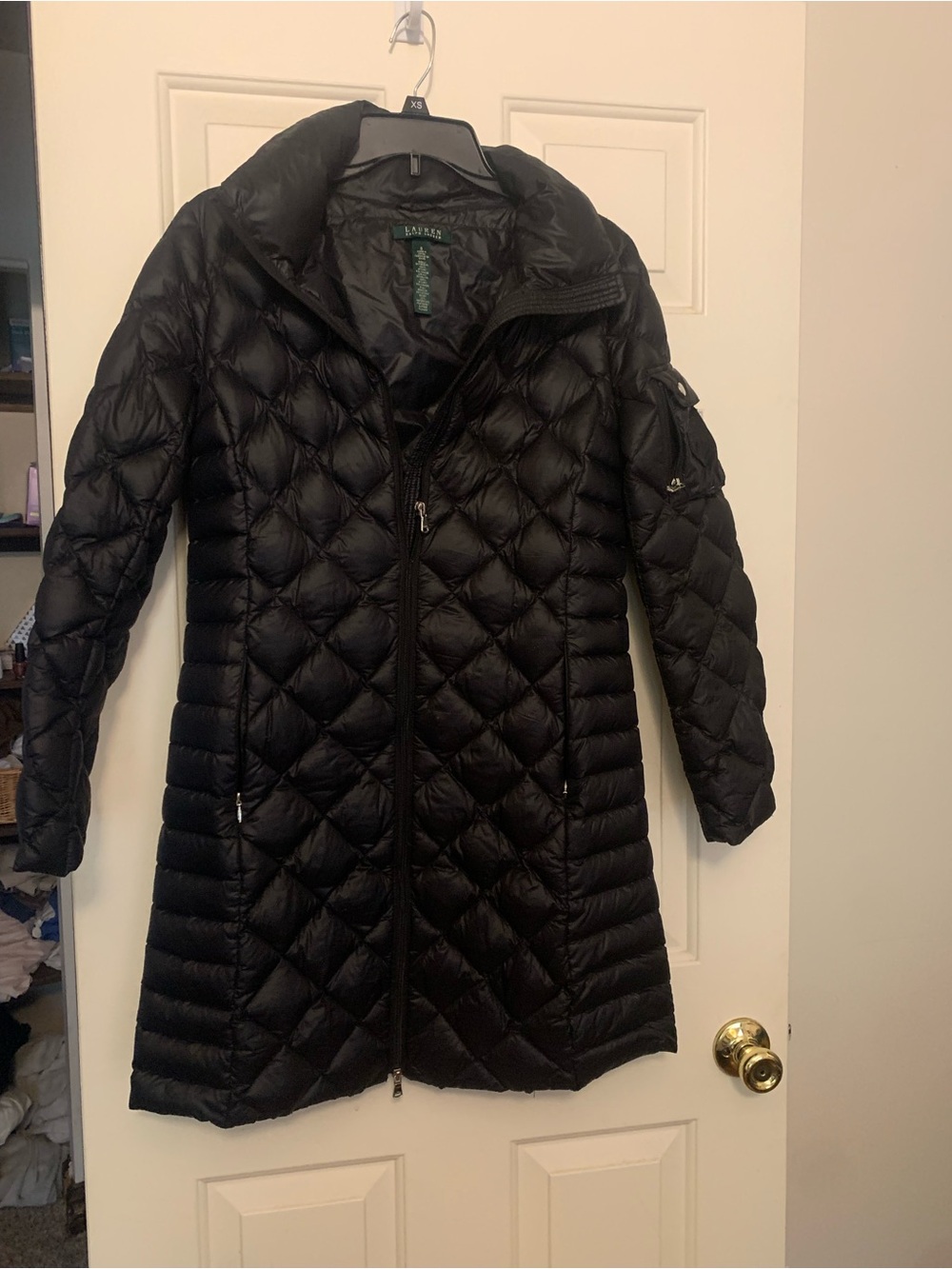 Small Lauren Ralph Lauren packable zip up down coat